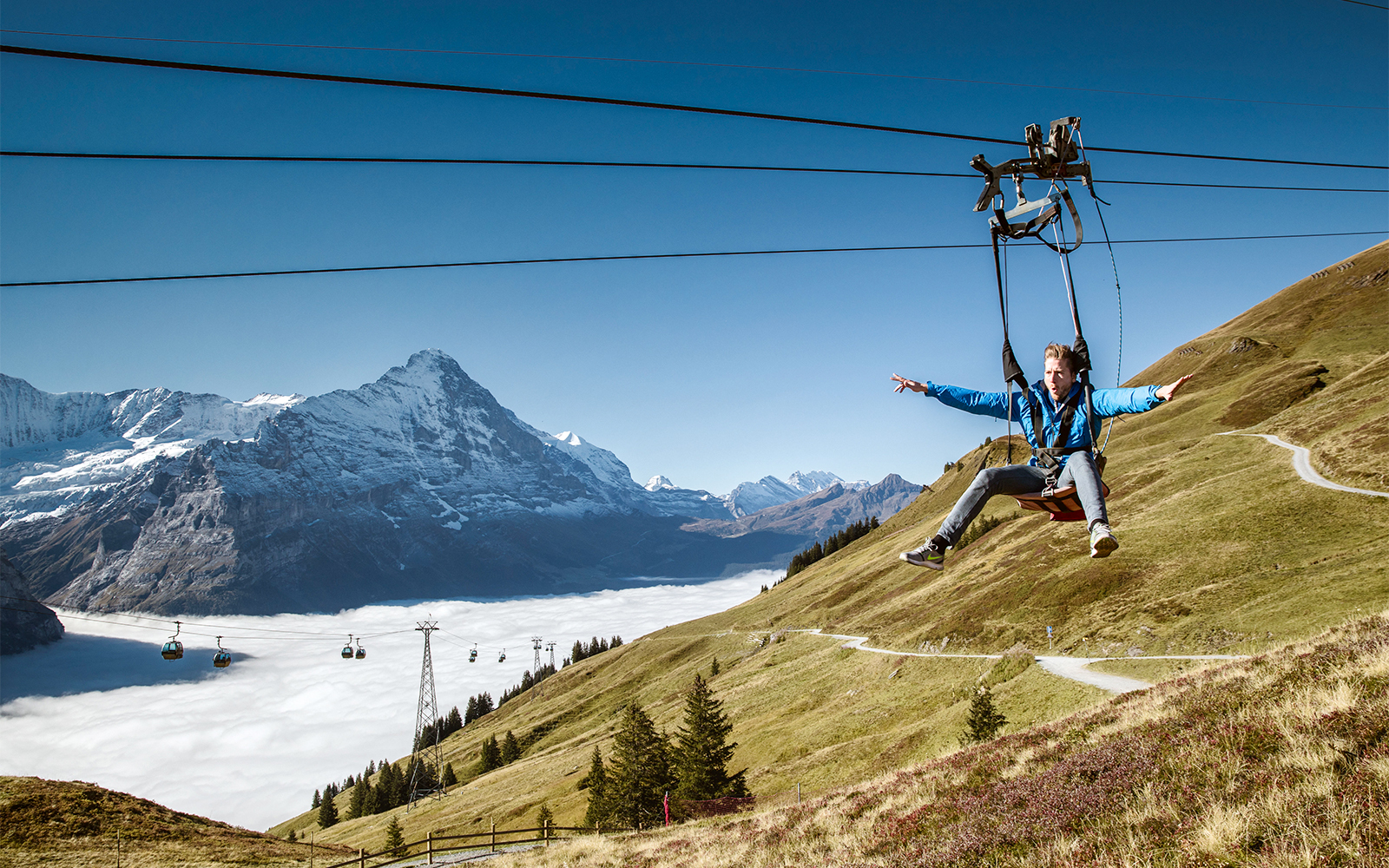 First Flyer Grindelwald | Zipline Through the Alps